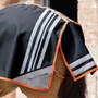 Premier Equine Stratus Reflective Exercise Sheet in Black - Tail