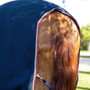 Premier Equine Airflow Cooler Rug in Navy - Tail Strap