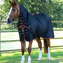 Premier Equine Combo Buster Waffle Cooler Rug in Black - Lifestyle