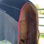 Premier Equine Sports Cooler Rug in Black/Grey - Tail Strap