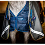 Horseware Amigo Bravo 12 Plus Turnout Rug 50g Bundle - Dark Shadow/Navy & Rose - Liner