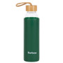 Barbour Glass Bottle in Green - Front