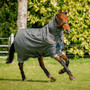 Horseware Amigo Bravo 12 Plus Turnout Rug 250g - Shadow/Navy & Lime - Rug