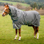 Horseware Amigo Bravo 12 Plus Turnout 400g in Shadow/Navy and Blue Haze