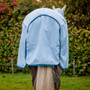 Horseware Amigo Ripstop Hoody Fly Rug - Azure Blue/Navy & Electric Blue - Tail