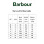 Barbour Womens Shirts Size Guide