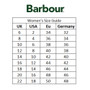 Barbour Womens Top Size Guide