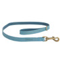 Barbour Leather Dog Lead in Blue - Side