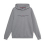 Tommy Hilfiger Mens Williamsburg Graphic Hoodie in Grey Melange - Front