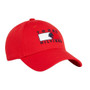 Tommy Hilfiger Montreal Water Repellent Flag Logo Cap in Fierce Red - Front