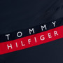 Tommy Hilfiger Kingston Light and Dry Colour Block Rug in Desert Sky - Branding
