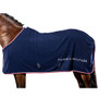 Tommy Hilfiger Genesis Fleece Rug in Desert Sky (Navy) - Lifestyle Side