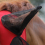 Premier Equine Comfort Tech Lycra Fly Mask in Red - Ear Cover