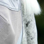 Premier Equine Buster Xtra Fly Mask in Silver - Side