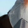 Premier Equine Buster Standard+ Fly Mask in Silver - Eye Protection