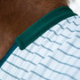 Premier Equine Cotton Stable Sheet in Green Check - Wither Pad