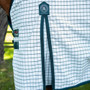 Premier Equine Cotton Stable Sheet in Green Check - Shoulder Gusset