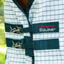Premier Equine Cotton Stable Sheet in Green Check - Chest Fastenings