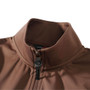 Covalliero Ladies Gilet in Chocolate - Collar Detail