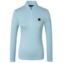Covalliero Ladies Active Shirt in Light Blue - Front