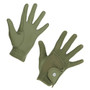 Covalliero Riding Gloves in Olive - Front and Palm