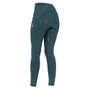 Aubrion Childrens Team Riding Tights - Green - Back