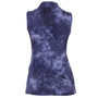 Aubrion Ladies Revive Sleeveless Base Layer - Navy Tie dye - Back