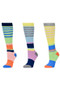 Dublin Childrens Three Pack Socks - Colourblock