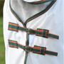 WeatherBeeta ComFiTec Tyro Mesh Combo Fly Rug - White/Green/Burnt Orange - Chest straps
