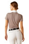 Ariat Ladies Aptos Short Sleeve Show Shirt in Zinc - back
