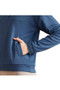 Ariat Ladies Breathe Half Zip Sweatshirt in Dark Denim - Pocket Detail