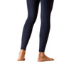 Leg detail to the Ariat Ladies EOS 2.0 Full Seat Tights in Navy Eclipse