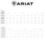 Ariat ladies top size guide