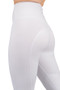 Flexars Ladies Competition Riding Tights - White - Back
