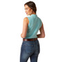 Back of the Ariat Ladies Prix 2.0 Sleeveless Polo