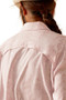 Ariat Ladies VentTEK Long Sleeve Shirt in Pink Boa - BackDetail