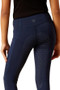 Ariat Youth EOS 2.0 Full Seat Tights in Navy - Grip Detail