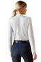 Ariat Ladies Breathe Quarter Zip Long Sleeve Base Layer in Skyride