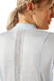 Ariat Ladies Breathe Quarter Zip Long Sleeve Base Layer in Skyride