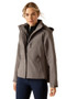 Ariat Ladies Coastal Waterproof Jacket in Plum Grey - Front