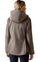 Ariat Ladies Coastal Waterproof Jacket in Plum Grey - Back