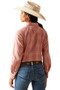 Ariat Ladies Nazca Snap Long Sleeve Shirt in Nazca Plaid - Back