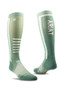 AriatTEK Slimline Performance Socks in Lily Pad/ Duck Green