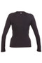 Aubrion Ladies Balance Seamless Long Sleeve Top - Black - Back