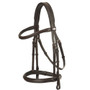 LeMieux Arika Cavesson Bridle - Brown/Silver
