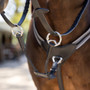 LeMieux Elasticated Martingale Attachment - Black/Silver