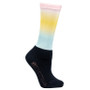 Hy Equestrian Childrens Ombre Three Pack Socks in Navy/Pastel