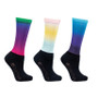 Hy Equestrian Childrens Ombre Three Pack Socks in Navy/Ombre - collection