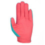 Hy Equestrian Childrens Thelwell Collection All Rounder Riding Gloves in Aquarius/Pink/Teal - Palm