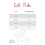 Little Rider Childrens Riding Star Collection Riding Gloves Size Guide